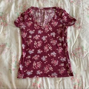 prince and fox floral tee